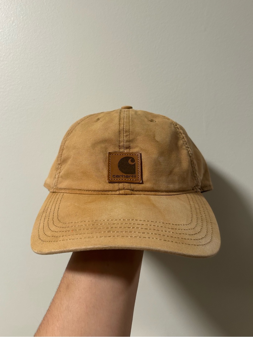 Carhartt canvas Odessa distressed dad hat